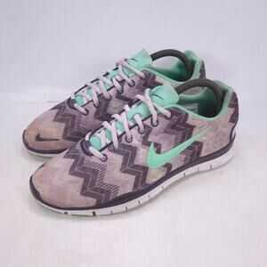 Nike Free TR Fit 3 Athletic Runnning Shoe Womens Size 8.5 555159-504 Gray